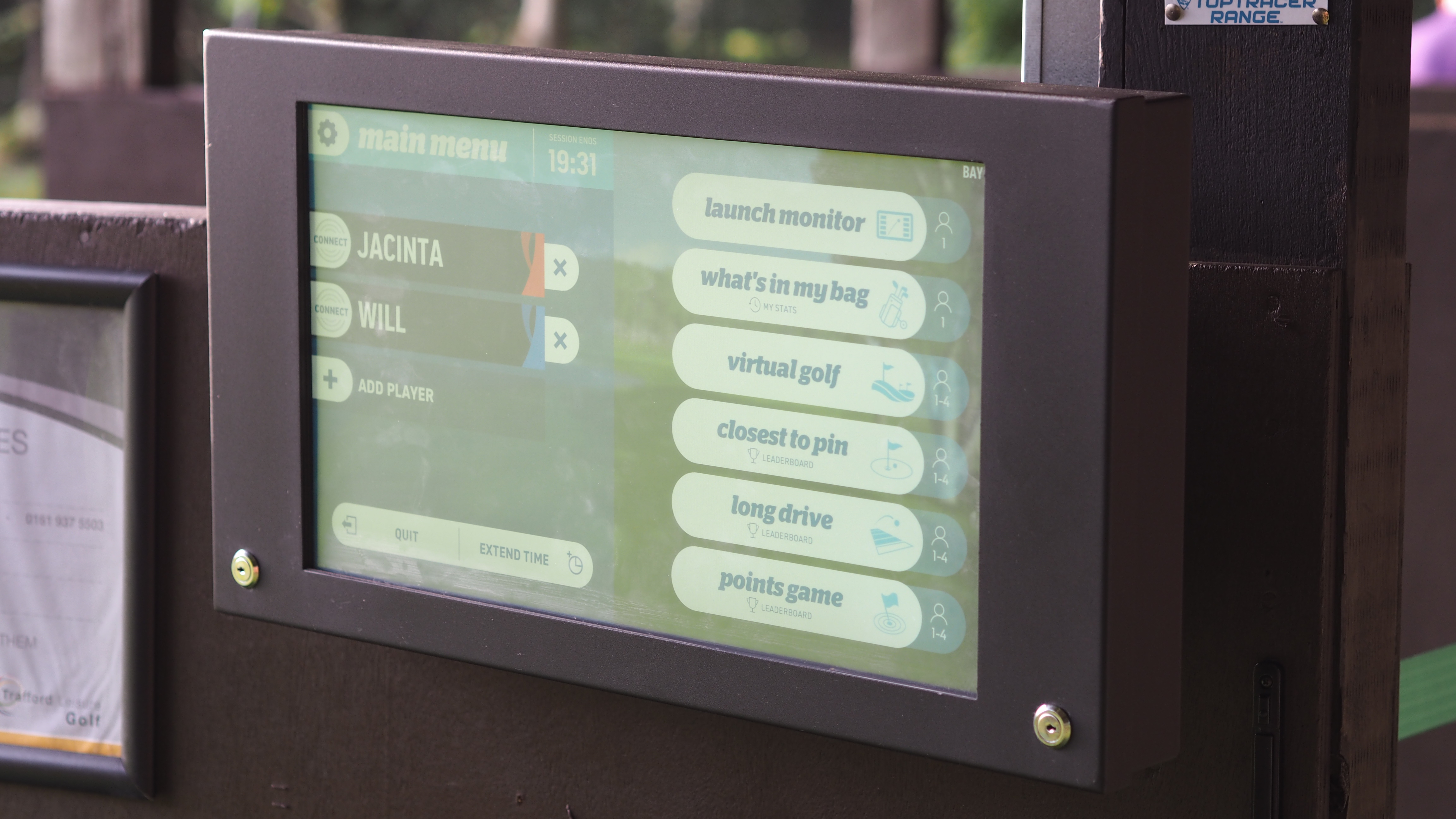 Never played golf before but loved virtual golf at Altrincham Golf Course